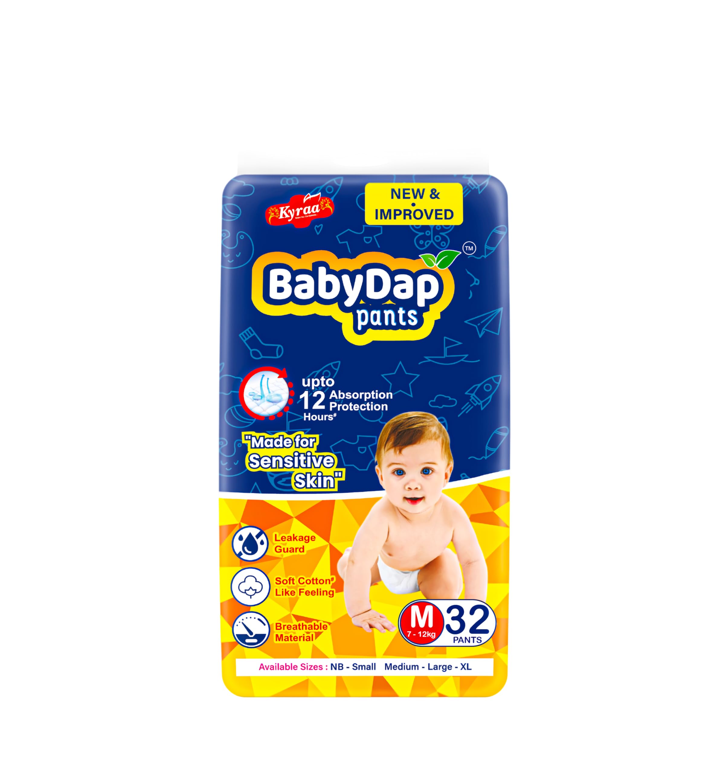 Buy BabyDap Pants Made for Sensitive Skin | Soft Non Woven Baby