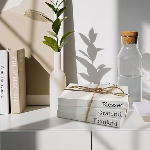 Miniatura 6 de Libros decorativos para decoración del hogar, libros falsos para decoración, decoración rústica de granja, decoración de estantes de granja, libros