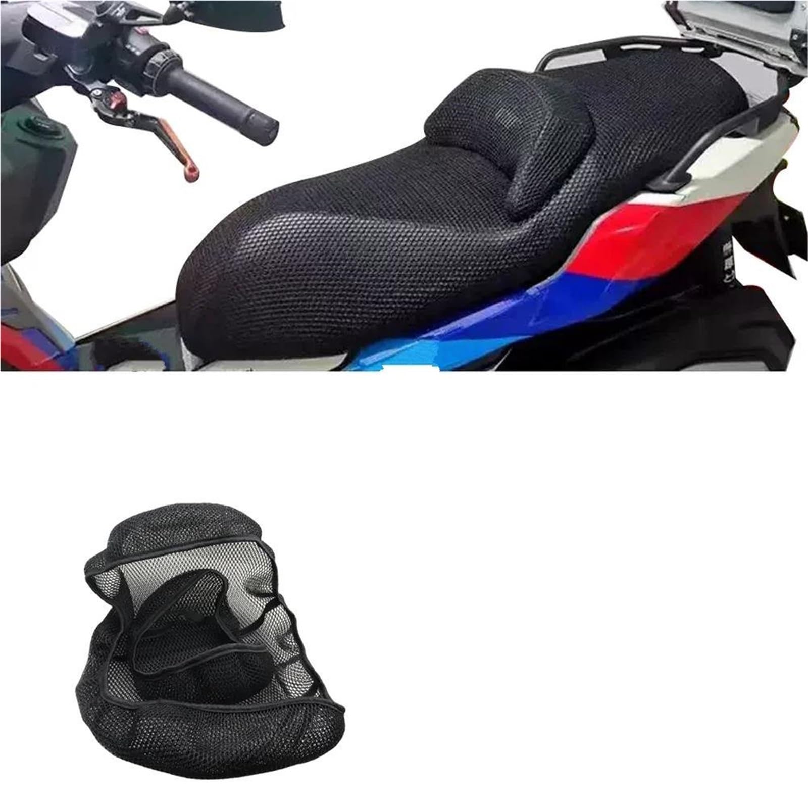Generico Coprisedile Per Moto Per BMW C400GT C400 GT coprisella | Coprisella con protezione antiscivolo per sella