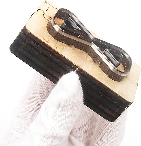 Miniatura 8 de Troqueles de corte de metal de cuero, troqueles de corte de correa de mochila, troqueles de corte de nudo de lazo a mano, molde troquelado de cuero