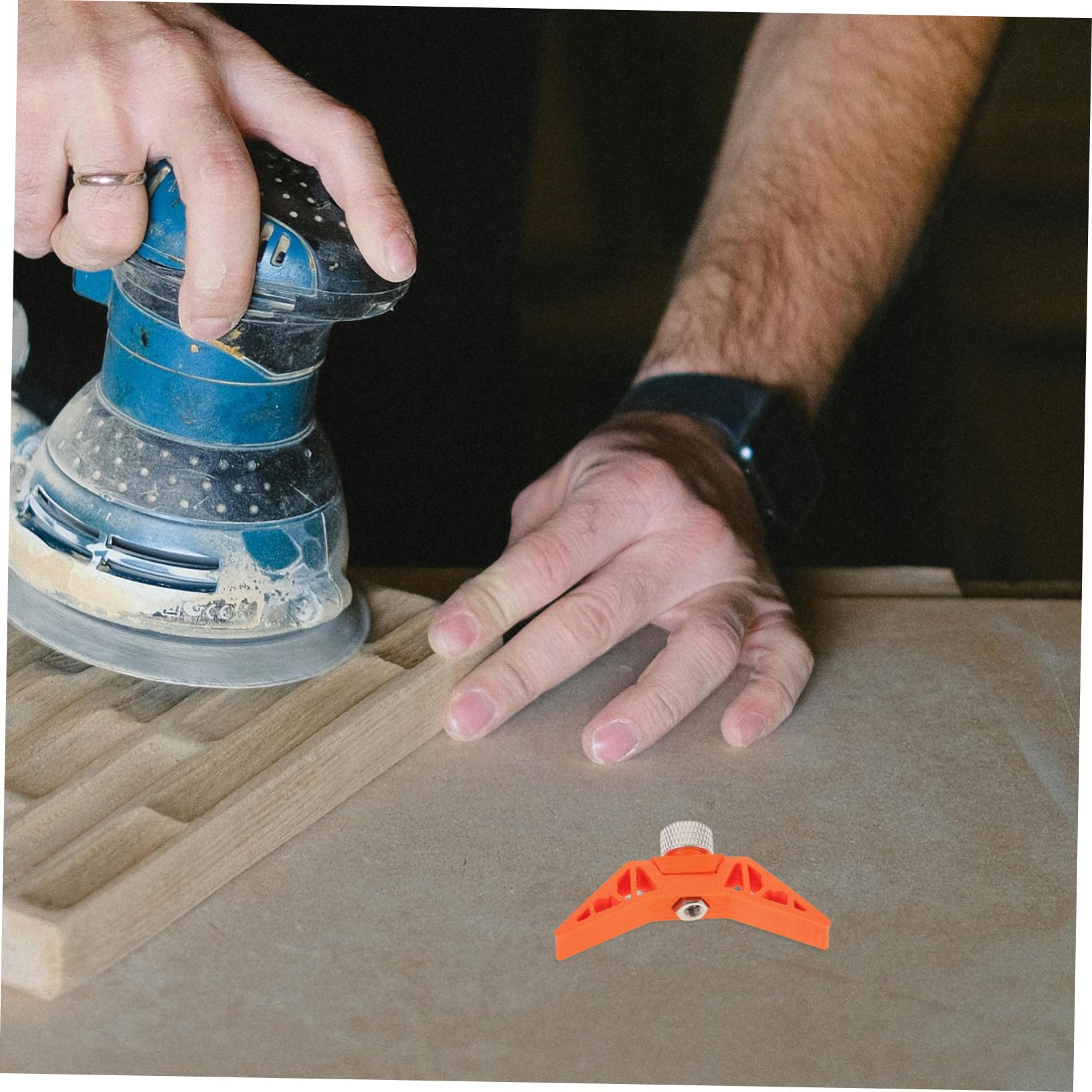 SHINEOFI 4 Pezzi Levigatura Manuale Multifunzionale per Cartongesso Utensile Portatile per Levigatura Superfici Piane e Curve Design Ergonomico per Utilizzo Facile e Veloce