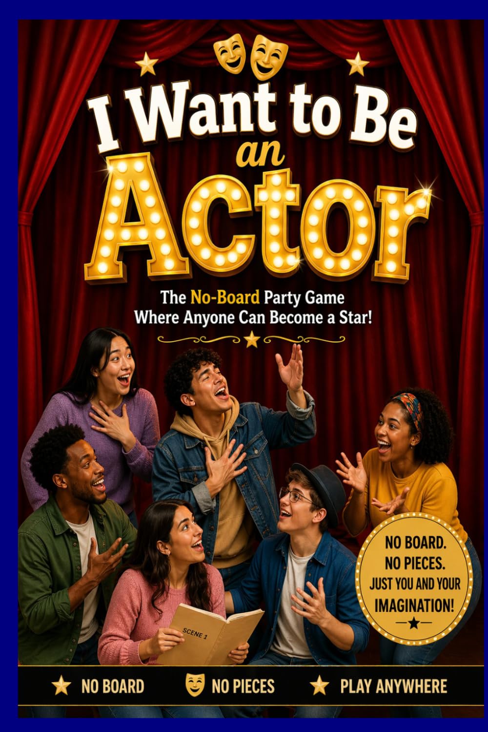 I Want to Be an Actor BookGame: The No-Board Party Game Where Anyone Can Become a Star!