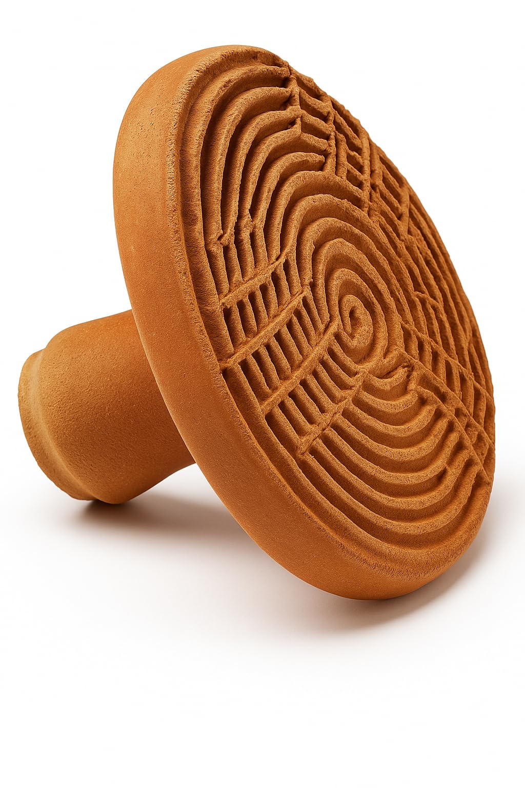 Feriha Natural Moroccan Pumice Stone – Handcrafted Terracotta Foot Scrubber for Exfoliation