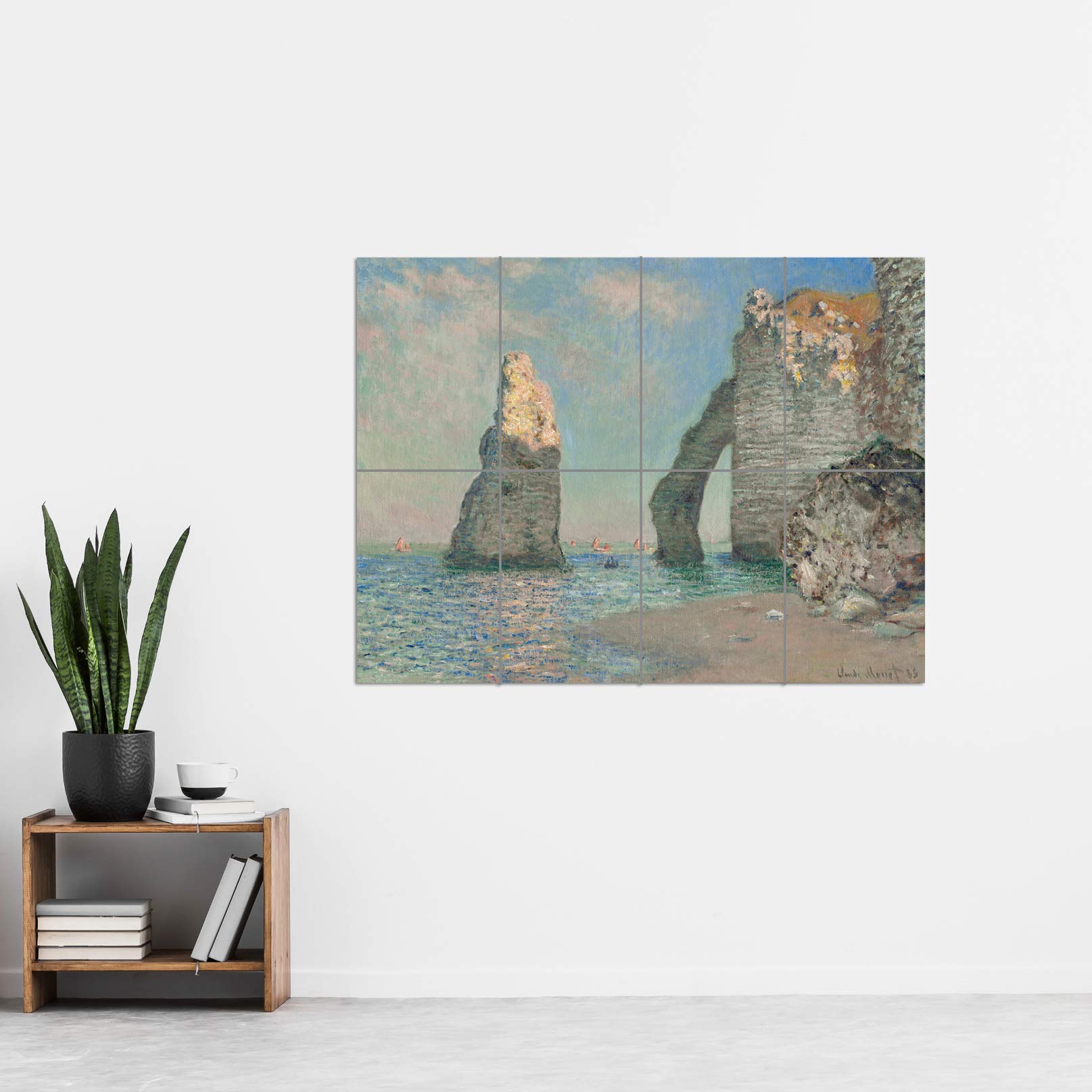 Amazon.co.jp: Claude Monet The Cliffs At Etretat Painting XL Giant