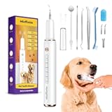 Dog Plaque and Tartar Remover - Electric Plaque Remover for Teeth with 5 Modes, LED Light, Safe Tooth Cleaner Dog Teeth Cleaning Kit Dental Care Tool for Pets
