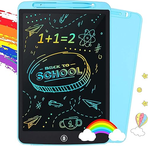 Miniatura 1 de Tableta de escritura LCD, tablero de garabatos para niños pequeños de 12 pulgadas, tableta de dibujo colorida, almohadillas de pintura electrónica