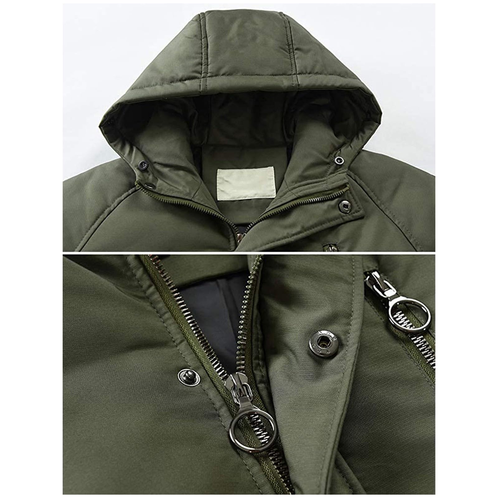 Manteaux en duvet à capuche unisexes pour grands enfants, vêtements d'extérieur épais et chauds à capuche coupe-vent pour adolescents garçons veste de sport