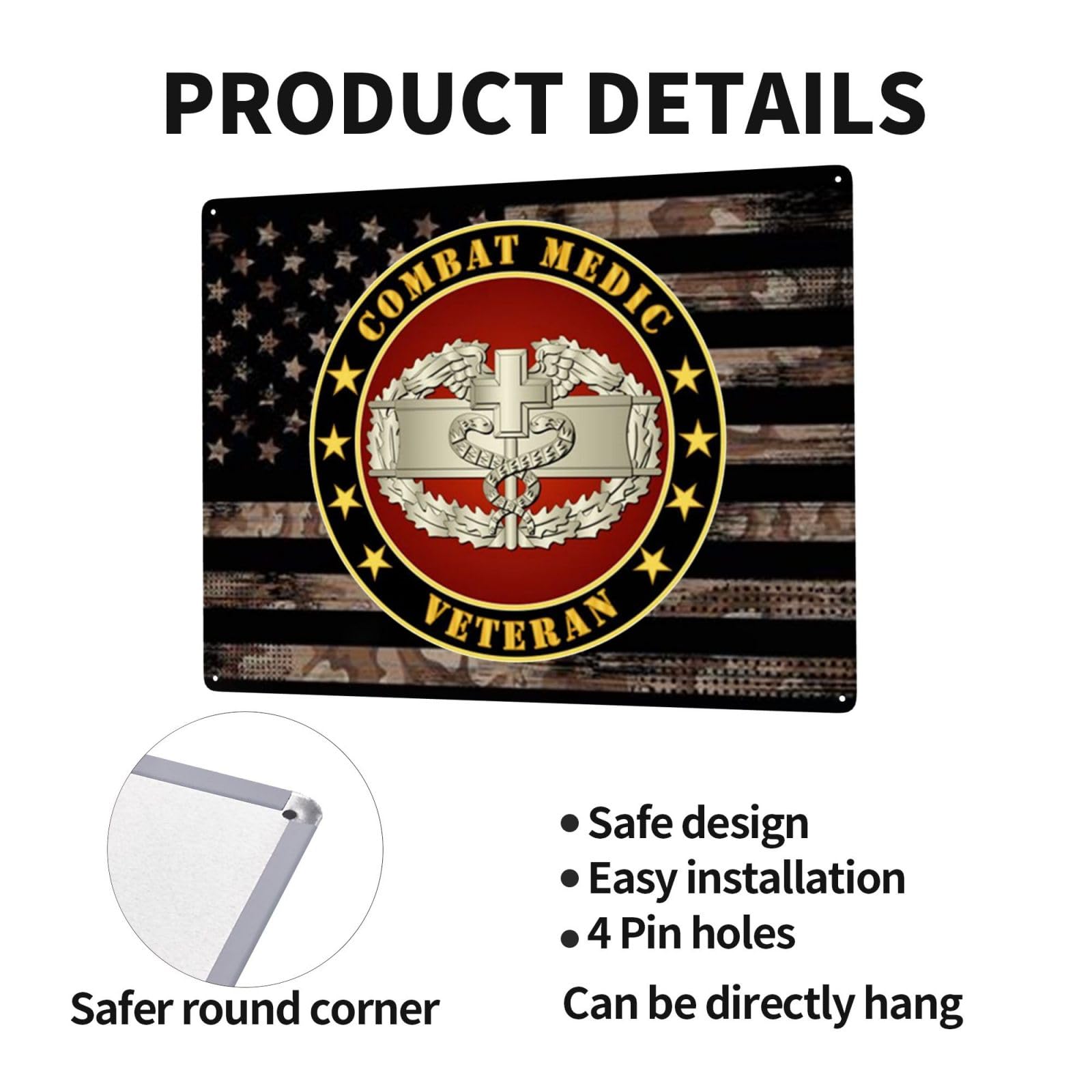 Combat Medic Army Symbol Original Vietnam War Era US Army Combat Medic