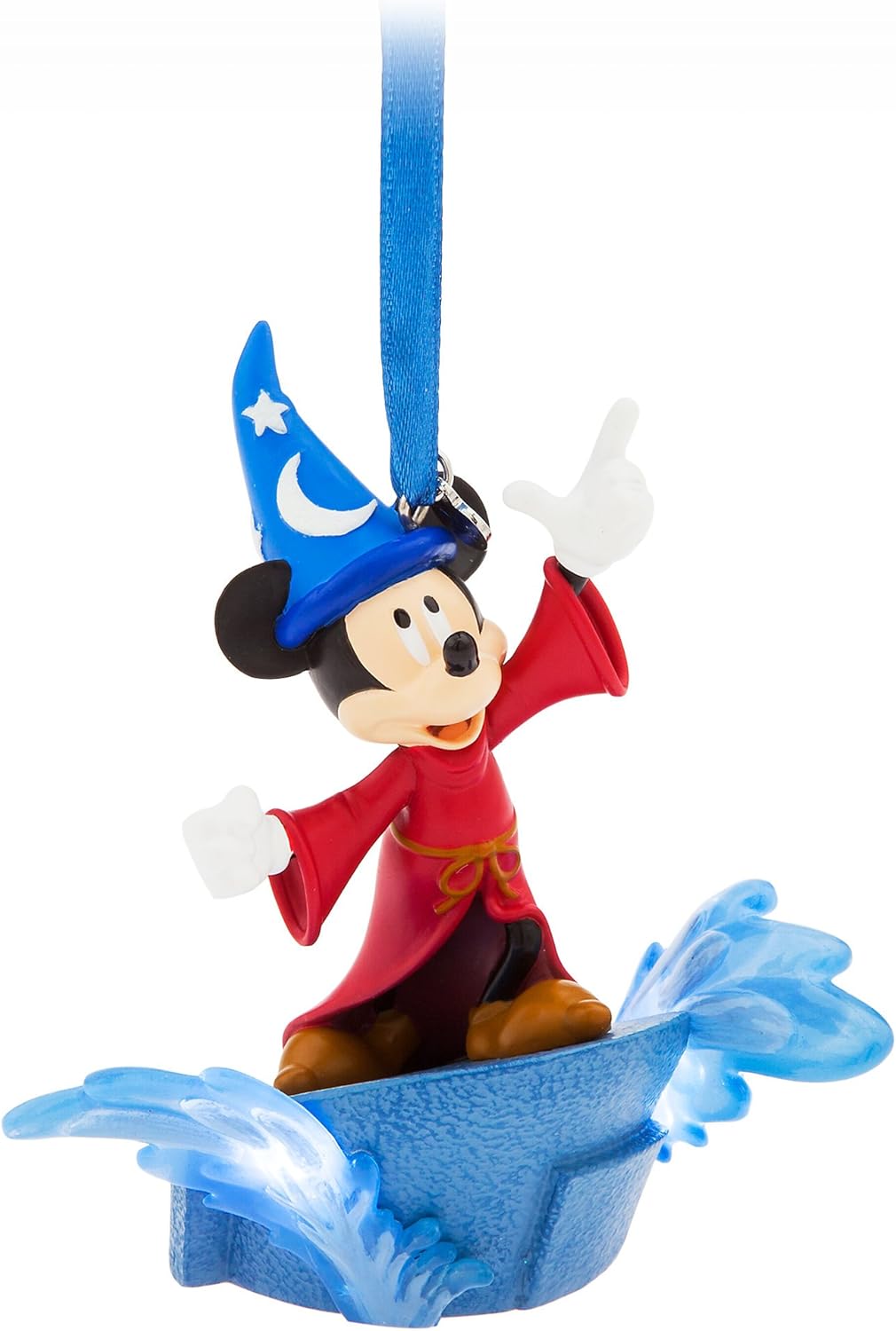 Sorcerer Mickey Christmas Ornament 2022 Disney Sorcerer Mickey Mouse Light Up Sketchbook Ornament - Fantasia :  Amazon.co.uk: Home & Kitchen