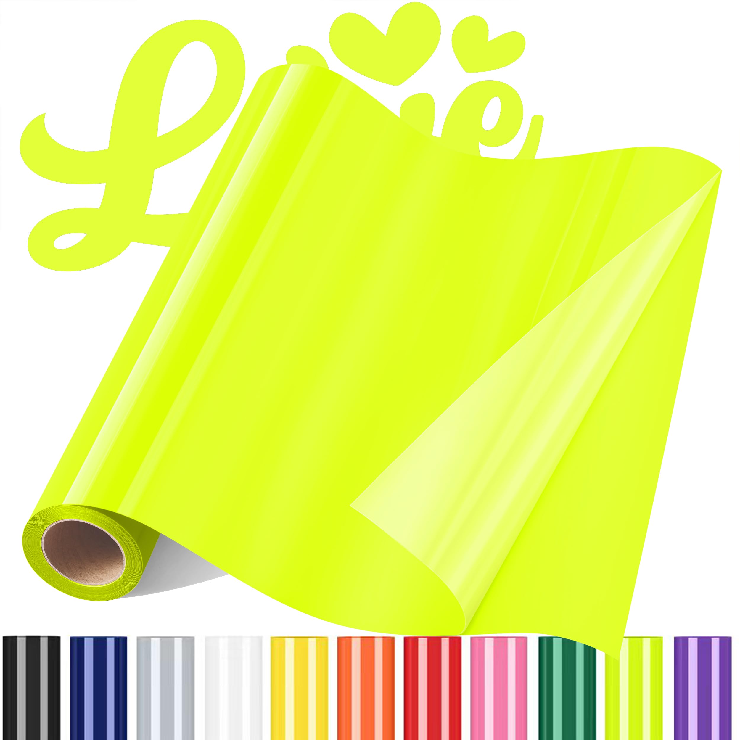 Sgooyir Plotterfolie Textil, Flexfolie Plotter Textil, Textilien Transferfolie Plotter für T-Shirt, Hemd, DIY-Kleidung andere Stoffe