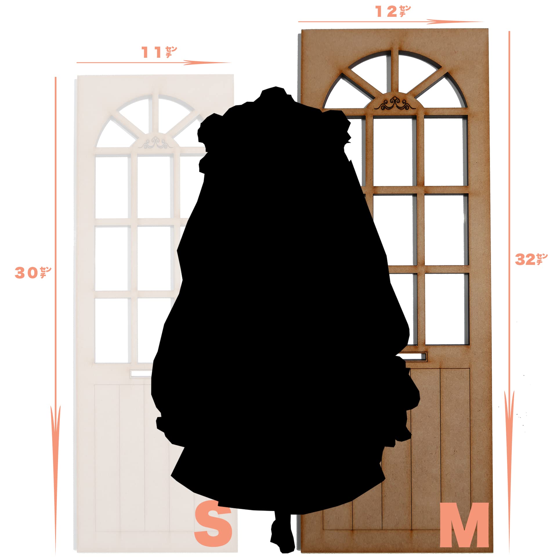Amazon | ドア パネル シングル 1枚 構造 Mサイズ door 1/6 ドール