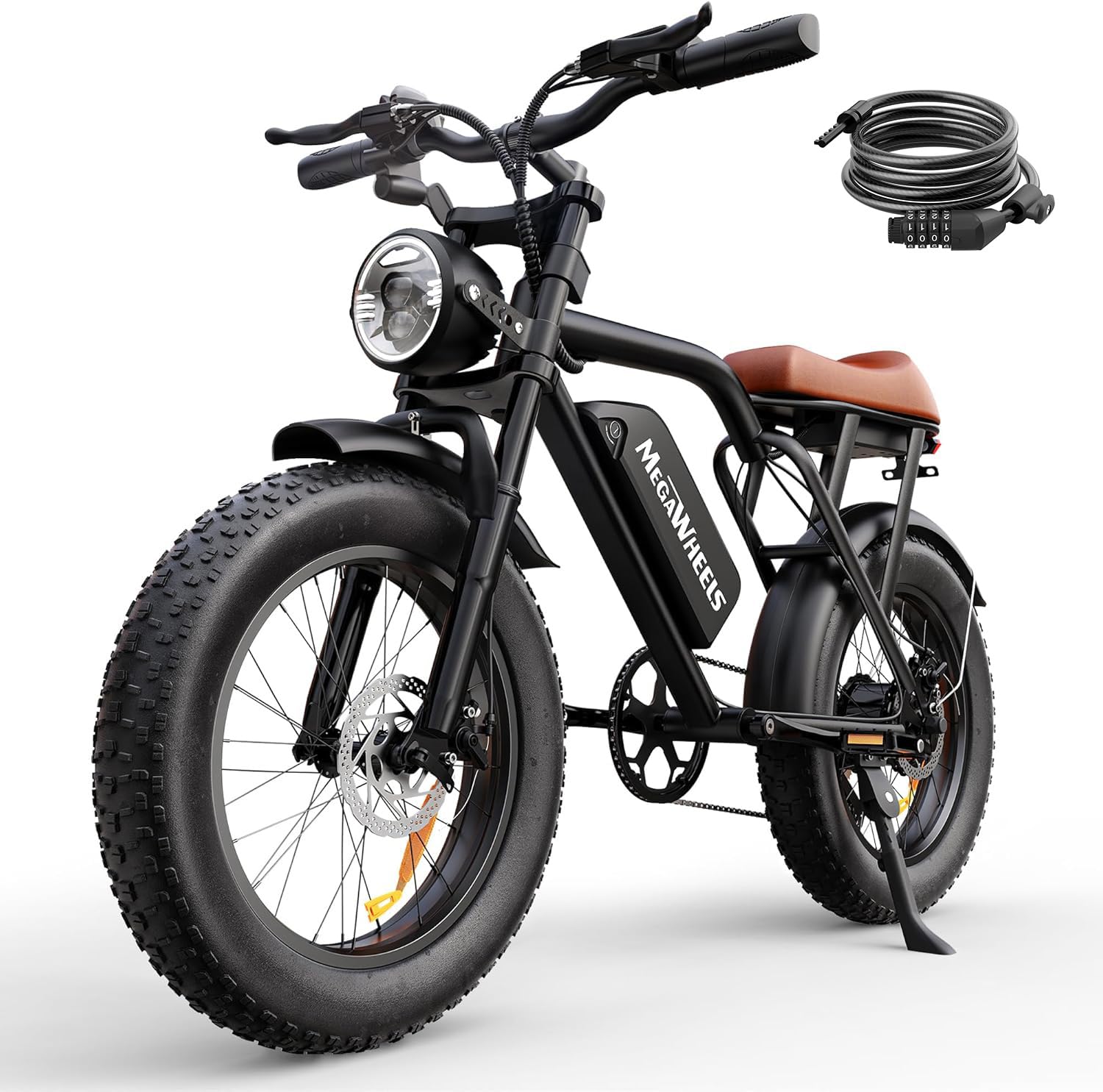 Ebikes for Adults | 1500W | 33MPH | 75 Miles | 48V 15.6AH Removable Battery | 7-Speed | 3 Modes | Full Suspension | Dual Disc Brake | 20'' All-Terrain