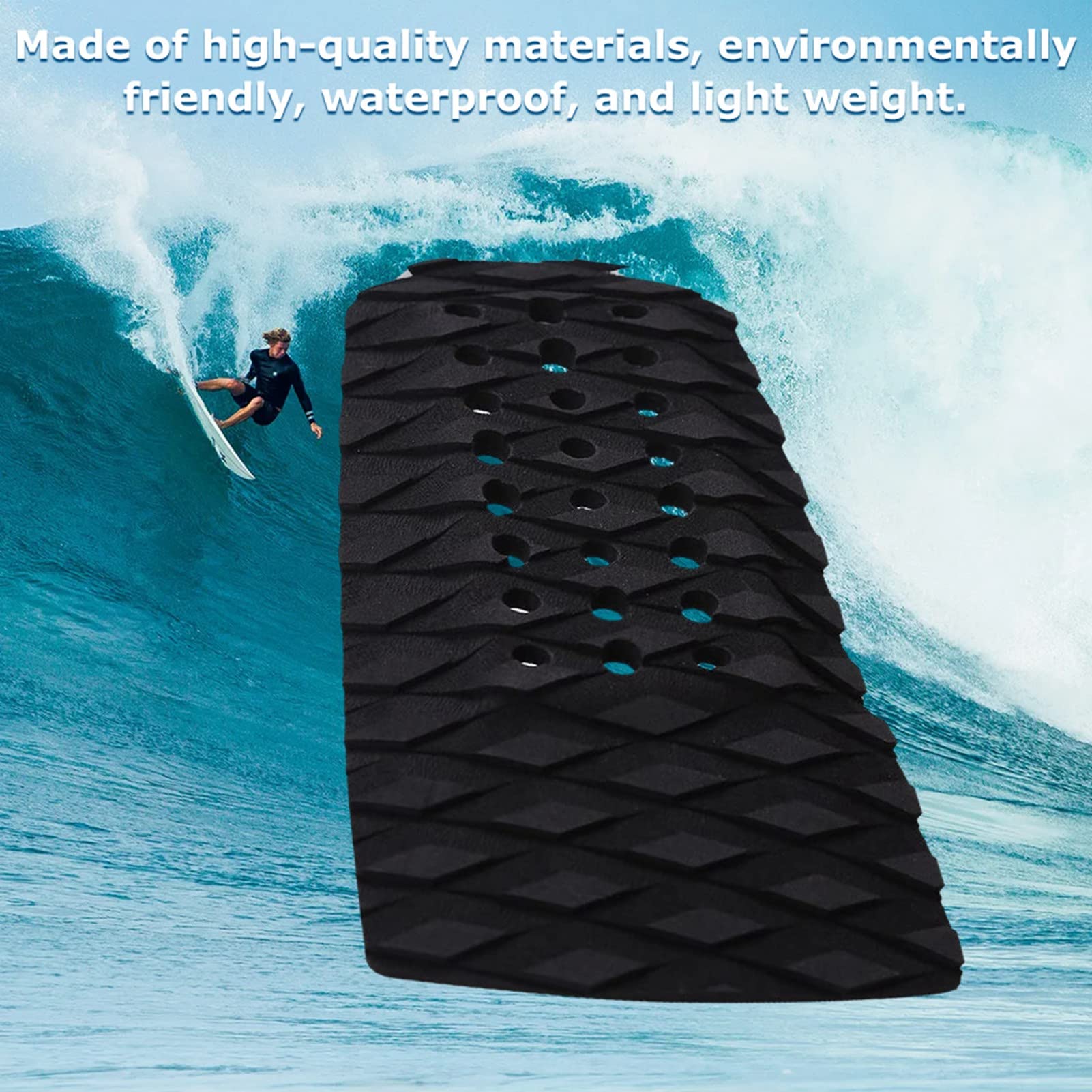 Alomejor Surfboard Traction Pad Anti-Rutsch-Traktionspad Tailpad Deck Grip Surfboard Traktionspads