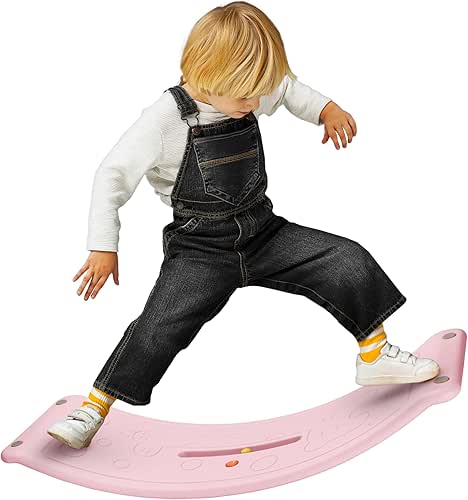 Dazmers Balance Board - Plastic Wobble Board for Improving Balance