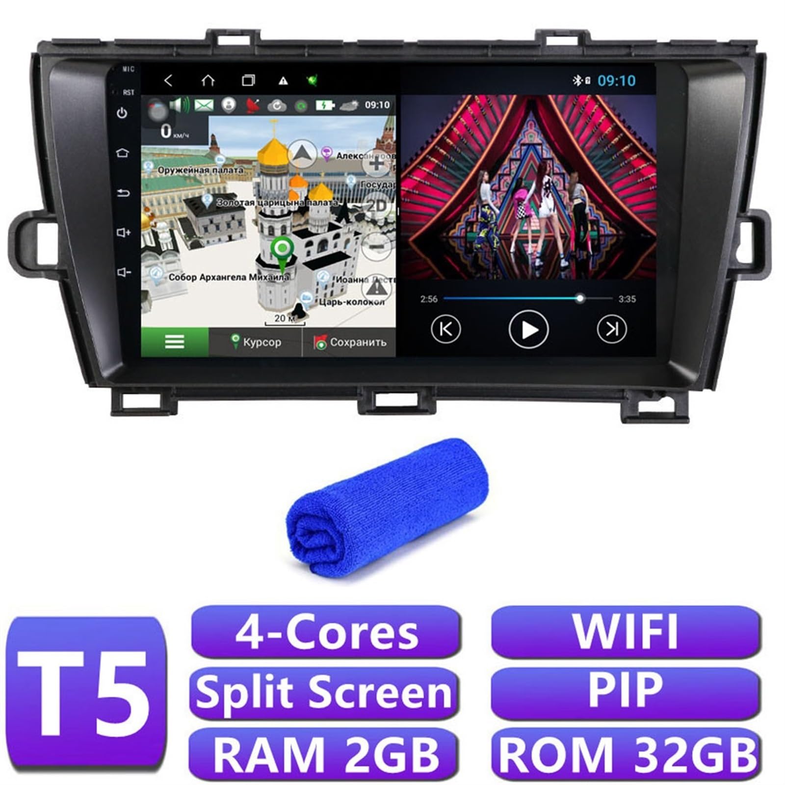 6 + 128G jednostka główna DSP dla Android 10 Prius XW30