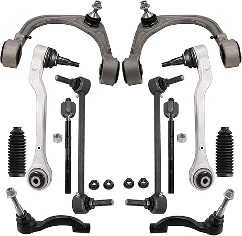 Miniatura 56 de Detroit Axle - Kit de suspensión frontal de 12 piezas para Toyota Corolla 2003 2004 2005 2006 2007 2008, 2 brazos de control inferiores, 2 rótulas