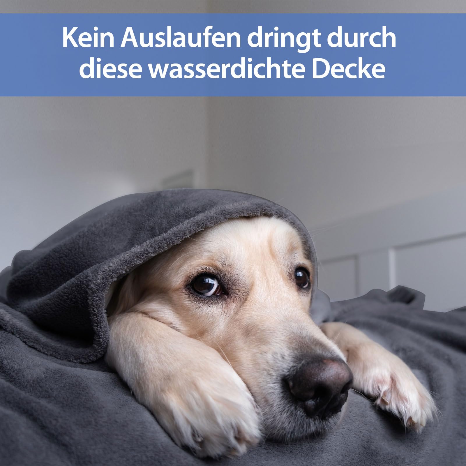 YISURE Wasserfeste Decke 230x203cm King Size Spritzdecke für Paare, Reversible Bettmatratzenschoner