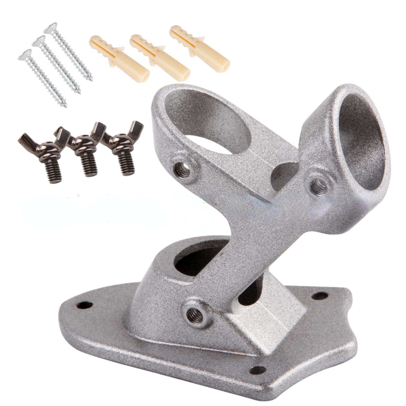 4X Flag Pole Holder Mounting Bracket Adjustable Flagpole Rod Hitch Multi Position 4X Flag Pole Holder Mounting Bracket Adjustable Flagpole Rod Hitch Multi Position