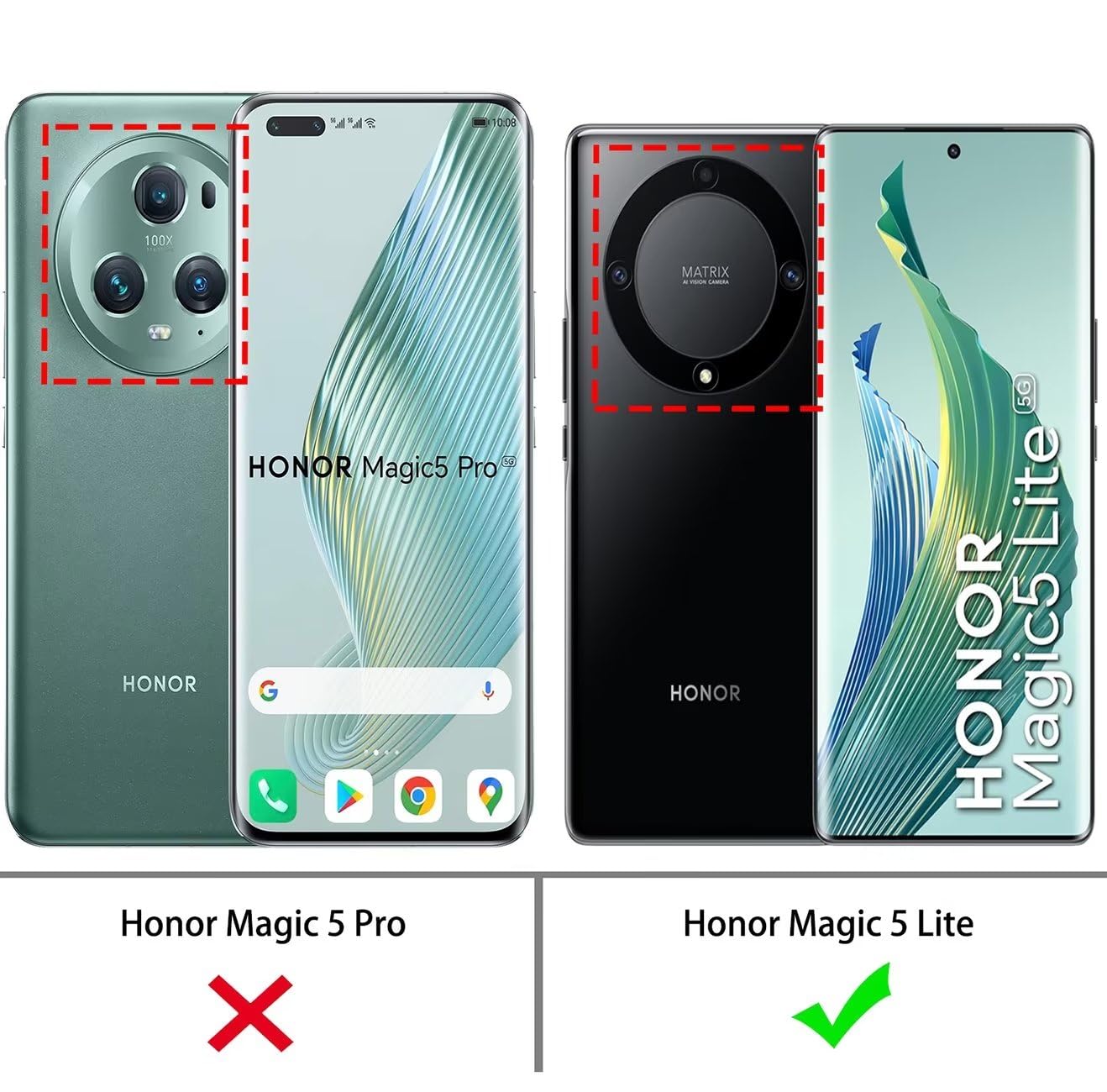 Coque Soft Touch Honor Magic 5 Lite 5G Série Fast Cover - Rose - Français