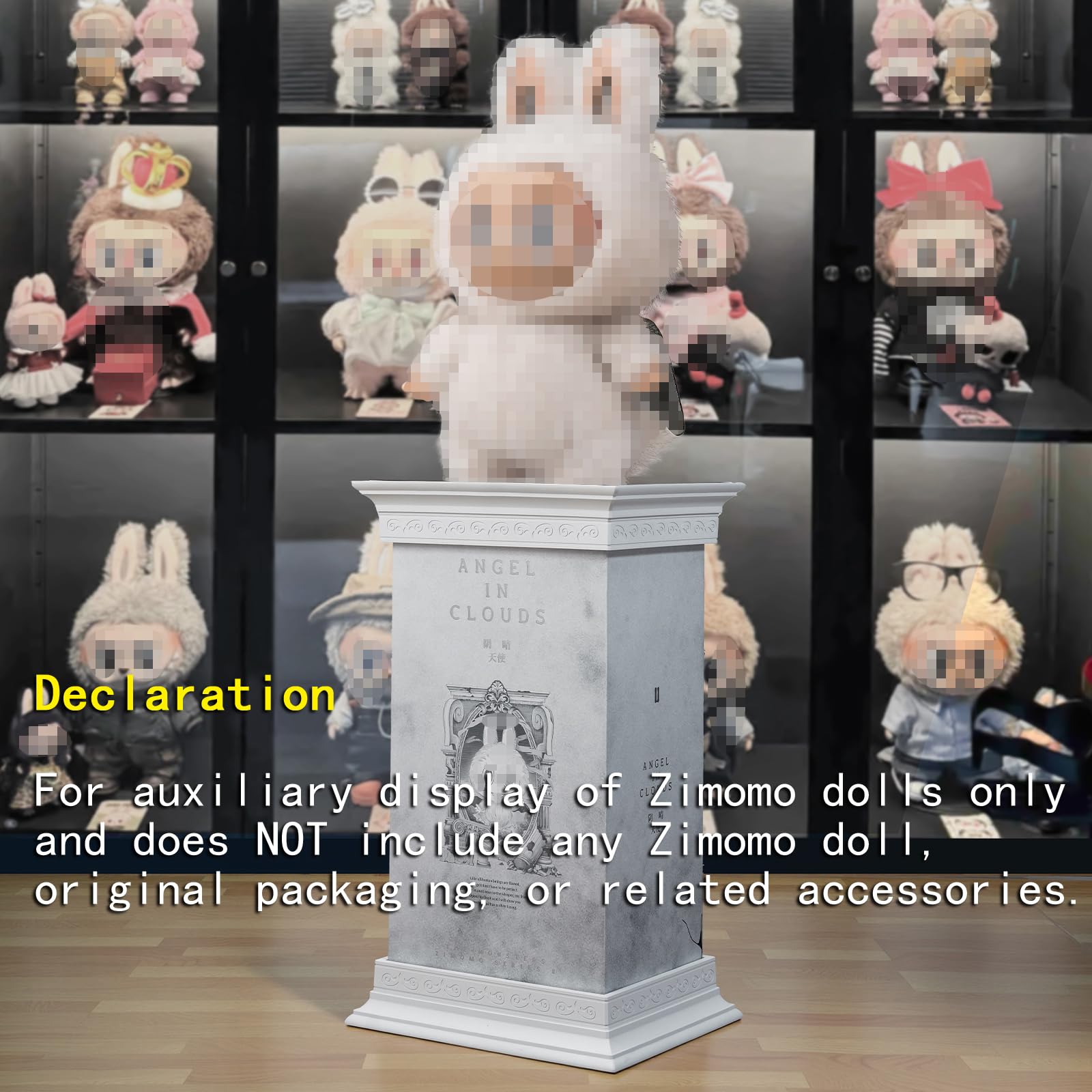 bifine Doll Display Base with Roman Column Design - for Zimomo