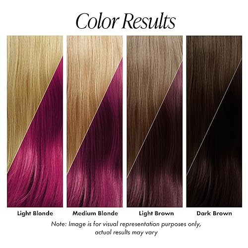 Miniatura 3 de Adore Tinte semipermanente rojo para el cabello, vegano y libre de crueldad, 4 onzas líquidas, 086 Raspberry Twist (paquete de 2)
