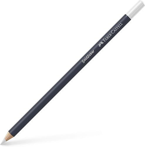 Faber-Castell Creative Studio Goldfaber - Lápiz de color, (104), blanco, un solo lápiz, para arte, manualidades, dibujo, bocetos, hogar, escuela,