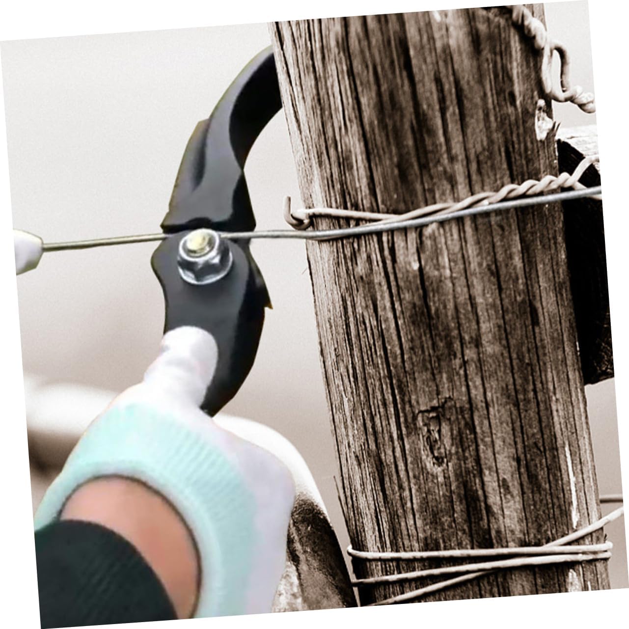 Tofficu Fence Wire Tightener Tool Practical Fence Stretcher for Easy Operation Long Handle Design for Extra Leverage for Garden Agricultural Fencing Projects Durable