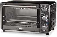 Vista 1 de Dash Express Toaster Oven - Space-Saving Countertop Design - Versatile Use with adjustable temperature dial & Quick Heat-Up System - Dishwasher Safe