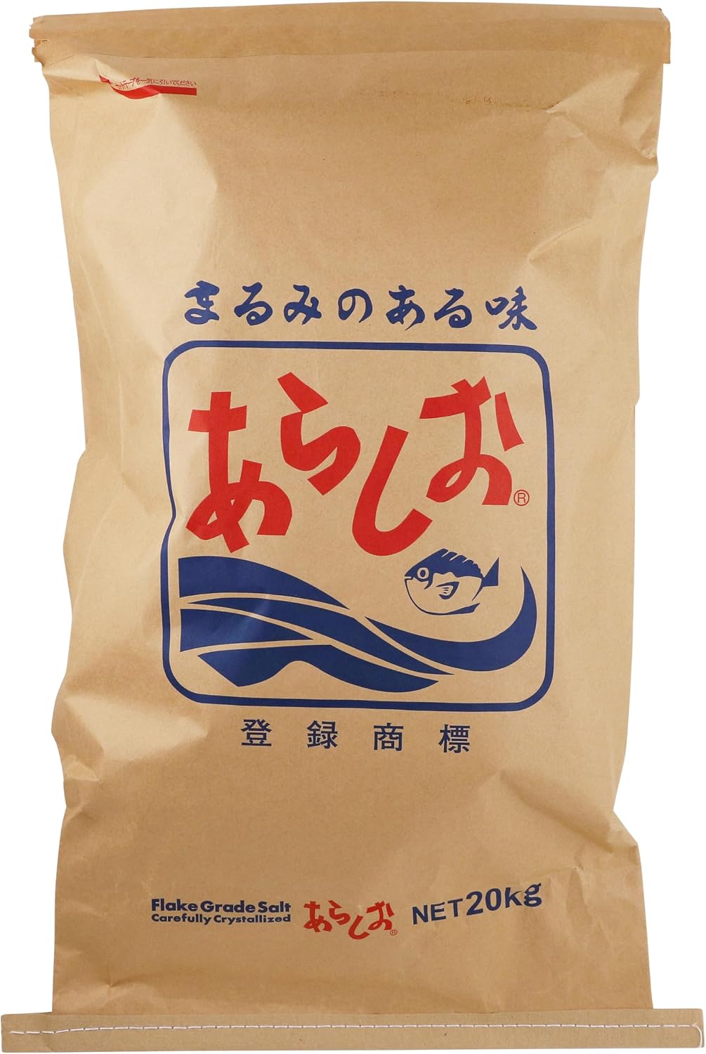 Amazon.co.jp: あらしお株式会社 あらしお 20kg 1袋 塩 粗塩 天然塩 自然塩 海水塩 平釜塩 盛り塩 ...