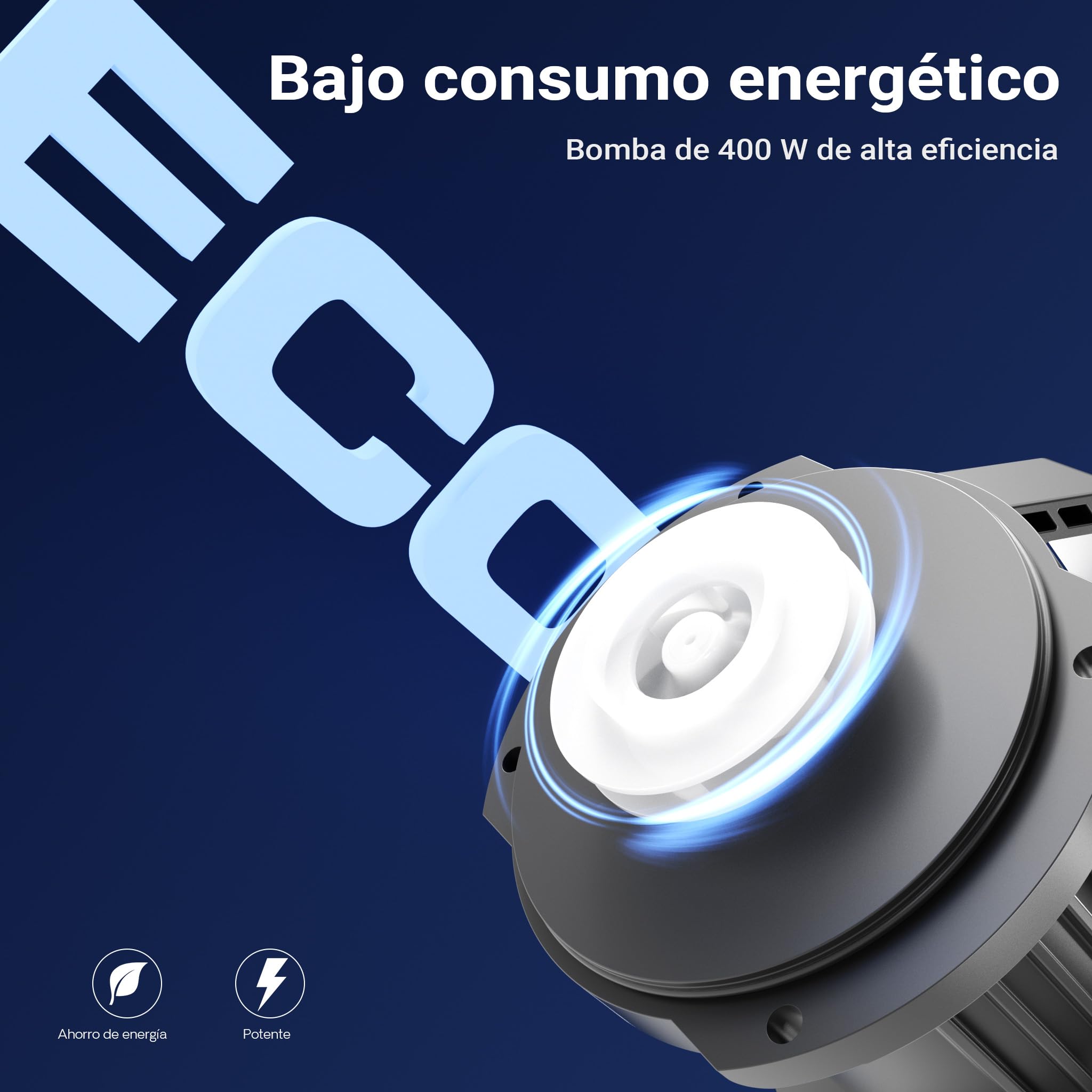 SunSun SuperEco CET-30000 Bomba de estanque 400W bomba de filtro capacidad 28000 l/h con cable 10m