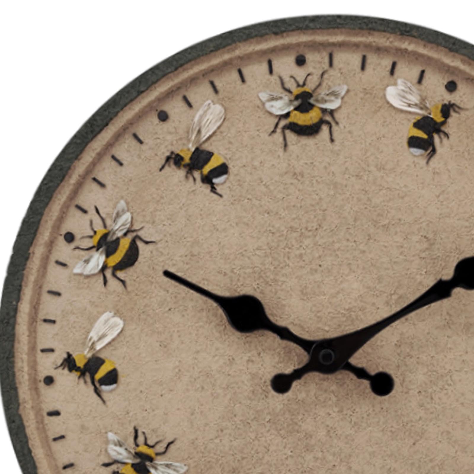 Baoblaze Gartenuhr Wetterfest Groß, Outdoor Wall Clock, Robuste 30 cm Große Hängeuhr, Wanduhr Wasserdicht Retro Aussenbereich, Kreativ Antike Wanduhr für Schwimmbad Hof Restaurant Büro Eingang