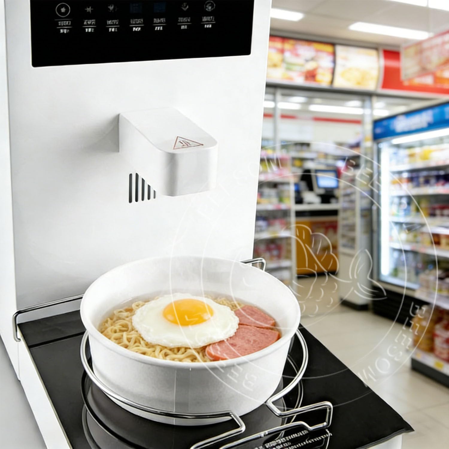 Cuocipasta Touchscreen,Cuoci Pasta Automatico,Controllo Acqua Automatico,2200W Potente,per Ristoranti, Bar, Mense Scolastiche e Aziendali