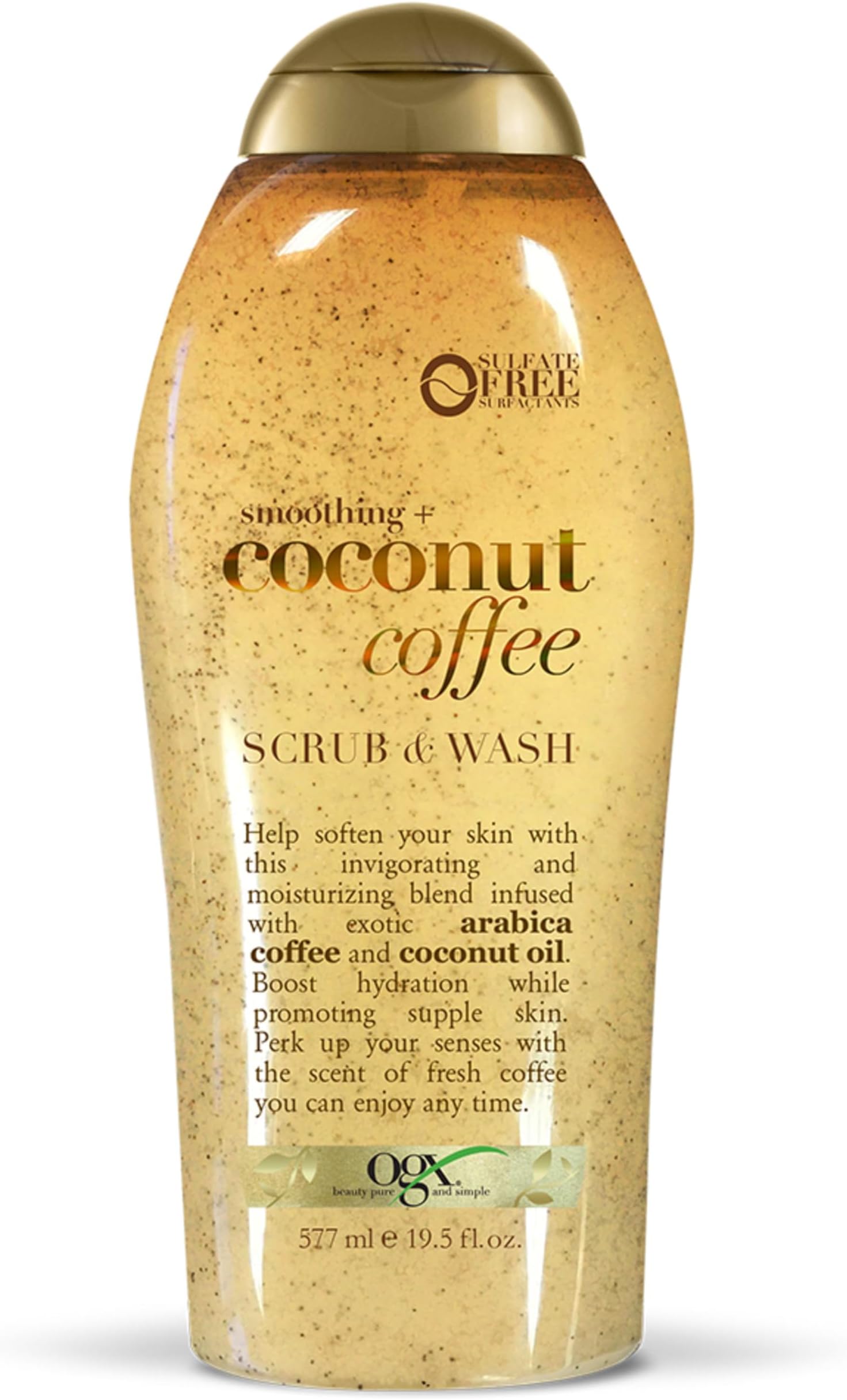 Scrub & Wash - OGX Coconut Coffee Scrub and Wash, 20oz