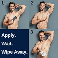 Vista 5 de No Hair Crew Intimate Bundle Includes Hair Removal Depilatory Cream for Men and Dry & Fresh Body Powder for Sweat and Odor Control