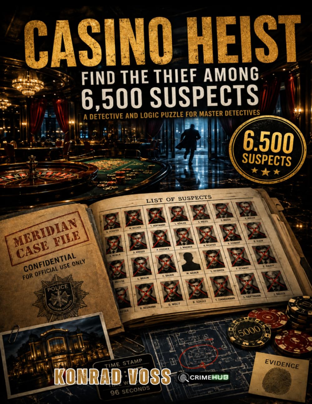 Crimehub: The Casino Heist: Find the casino robber before he disappears.