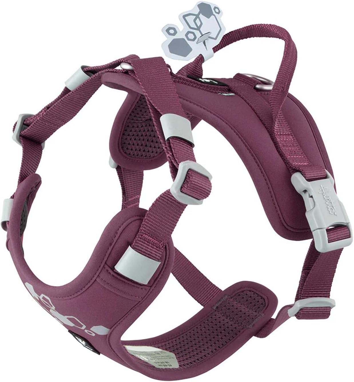 Hurtta Weekend Warrior Harness II, ECO Eggplant, 25-31 in