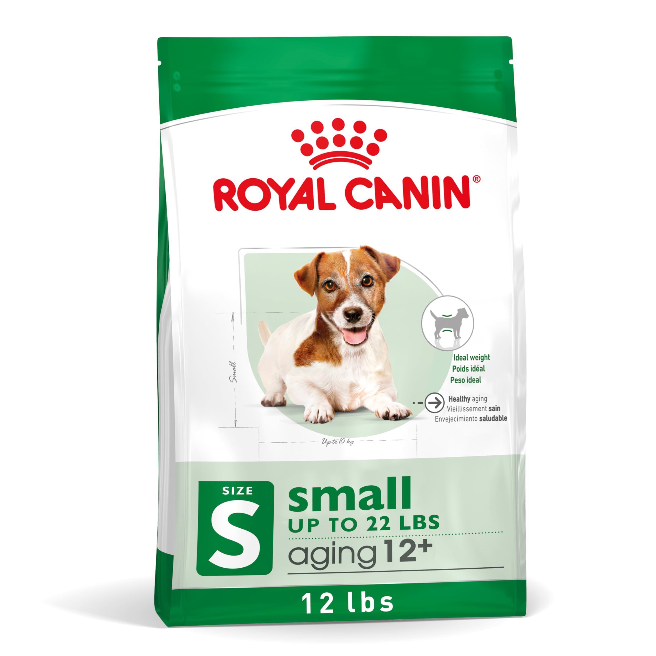 Royal Canin Size Health Nutrition Small Aging 12+ Senior Dry Dog Food, 12 lb Bag