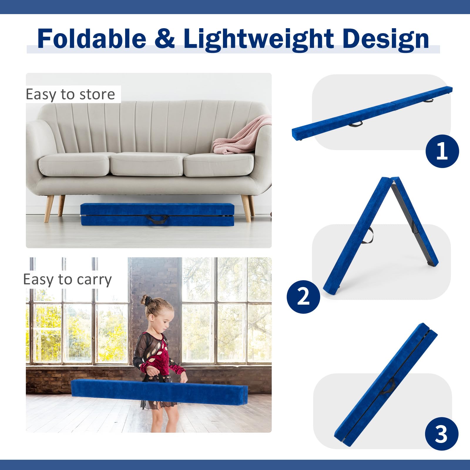 KOMFOTTEU Barra de Gimnasia para Niños, Barra Horizontal con Altura Ajustable de 12 Niveles, Barra de Entrenamiento de Metal y Madera con Carga de 100 kg (Violeta