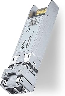 ipolex 10Gb/s SFP+ 10GBase-SR Transceiver Module for Cisco SFP-10G-SR Cisco Meraki Ubiquiti D-Link Supermicro Netgear Mikrotik ZTE (MMF 850nm 300-Meter DDM)