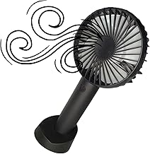Handy Fan � Rechargeable Battery, Portable 3 Hour Run in one Charge with in-built 3-Speed Mode | Portable Hot Season Hand Fan for Home, Office & Travel