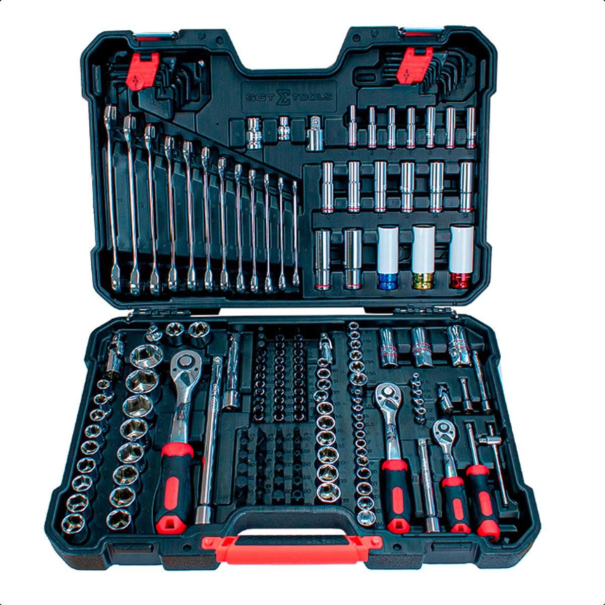 Jogo de Ferramentas CR-V Master 178 Peças com Maleta Profissional