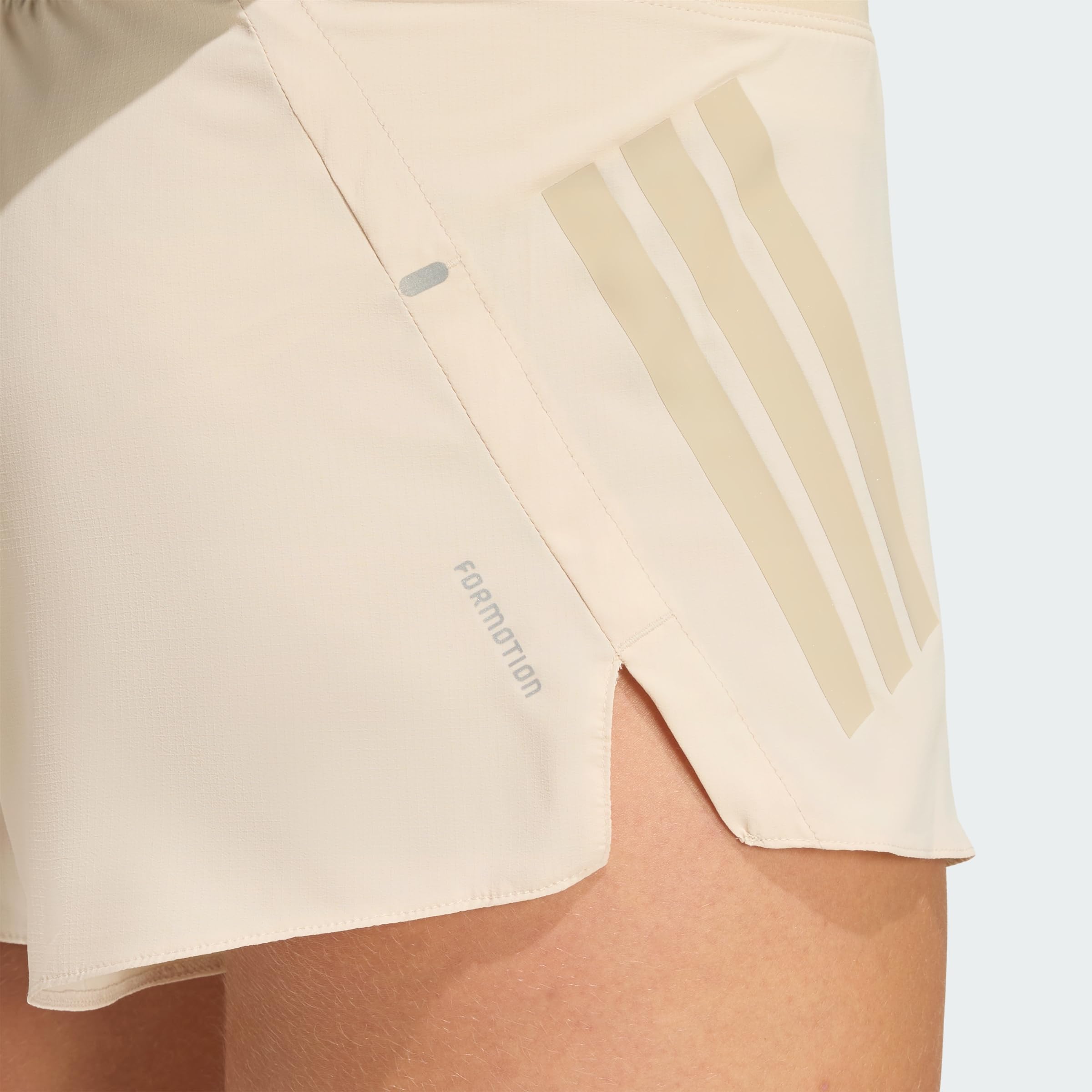 adidas Femme Adi365 Running Formotion Iconic Shorts, Crystal Linen, S 4 inch