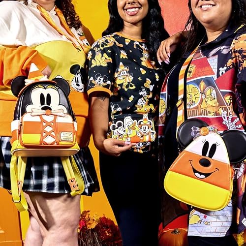 Loungefly Disney Candy Corn Minnie Cosplay Mini Backpack Glow in The Dark