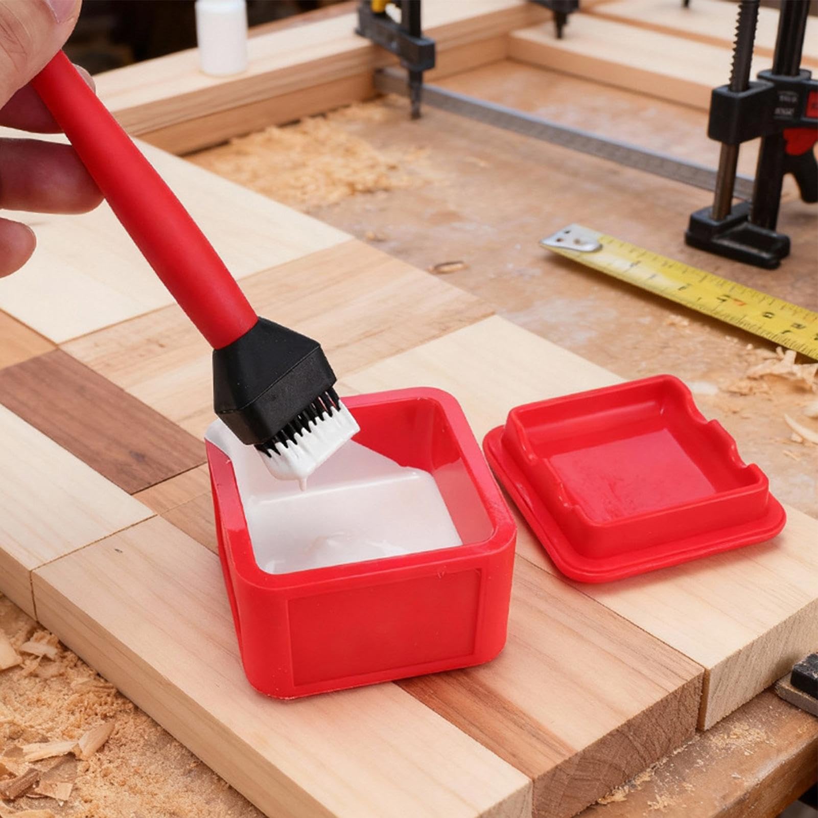 Rullo per colla per legno Erogatore adesivo legno | Rullo applicatore per colla per mobili, falegnameria, artigianato, incisione, riparazioni all'aperto, cartone