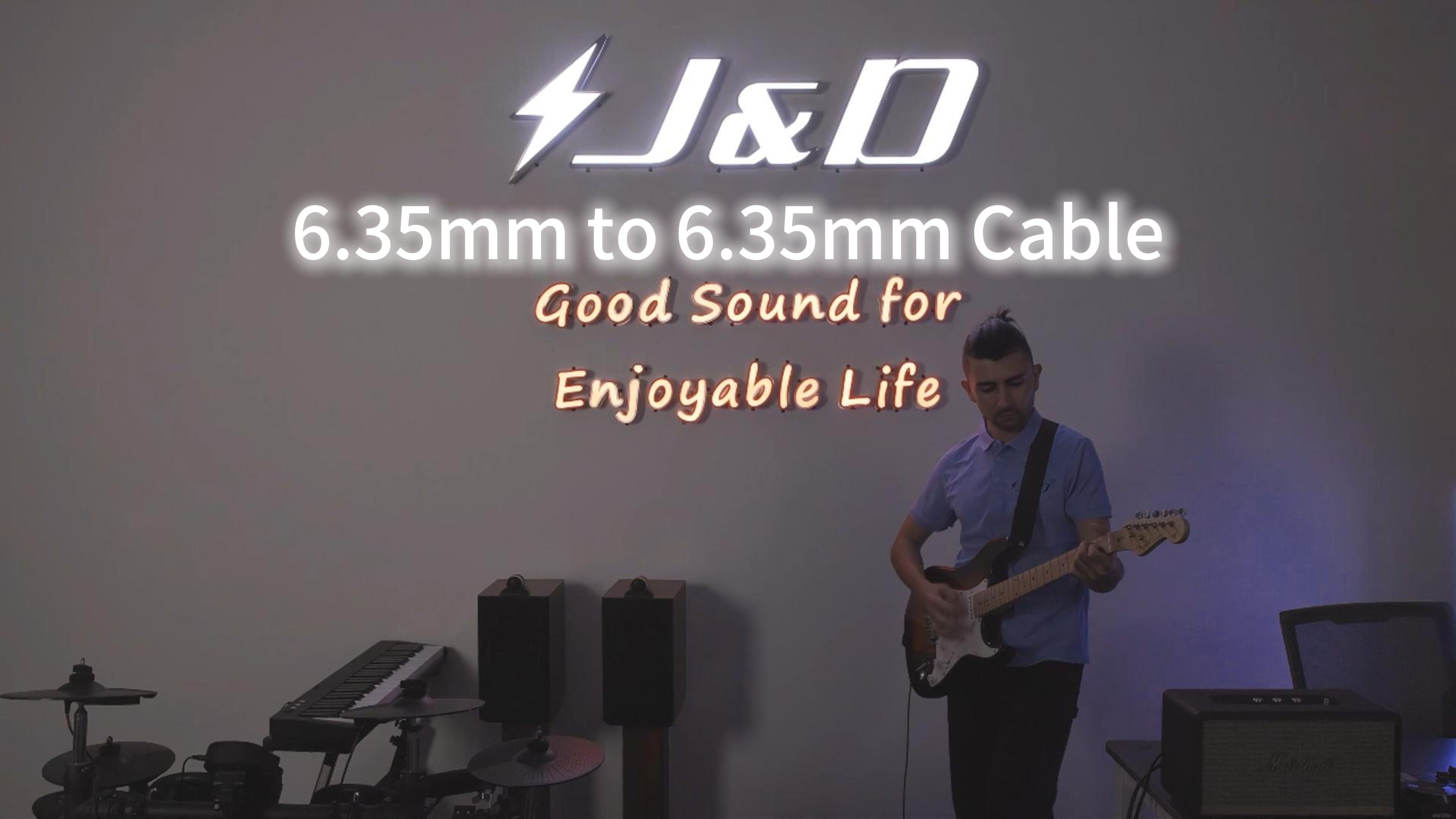 Amazon.com: J&D 1/4 inch TRS Cable, Gold Plated Heavy Duty Copper