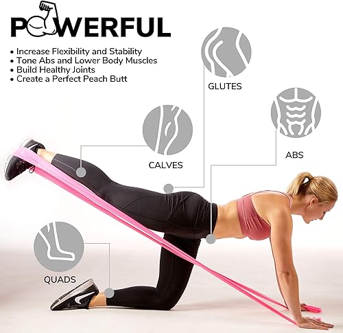 Miniatura 4 de Bandas de resistencia para entrenar  Bandas de resistencia de 7 pies de largo  Bandas de ejercicio con bolsa de transporte y anclaje de puerta I