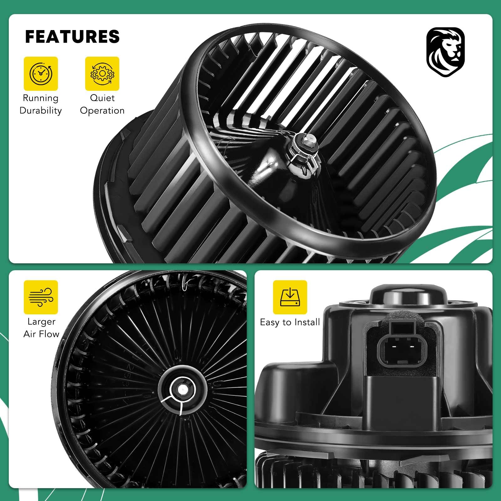 AC Heater Blower Motor W/ Fan Cage For Chevy Silverado/GMC Sierra 1500 2500 3500 - Foto 7