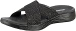 Skechers womens Performance Go Walk Fiji Flip Flops Slide Sandal