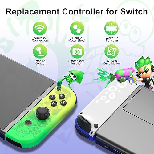 Miniatura 4 de LIELIELV Controller for Nintendo Switch,Replacement Switch Controllers with Dual Vibration,Wake-up,Motion Control