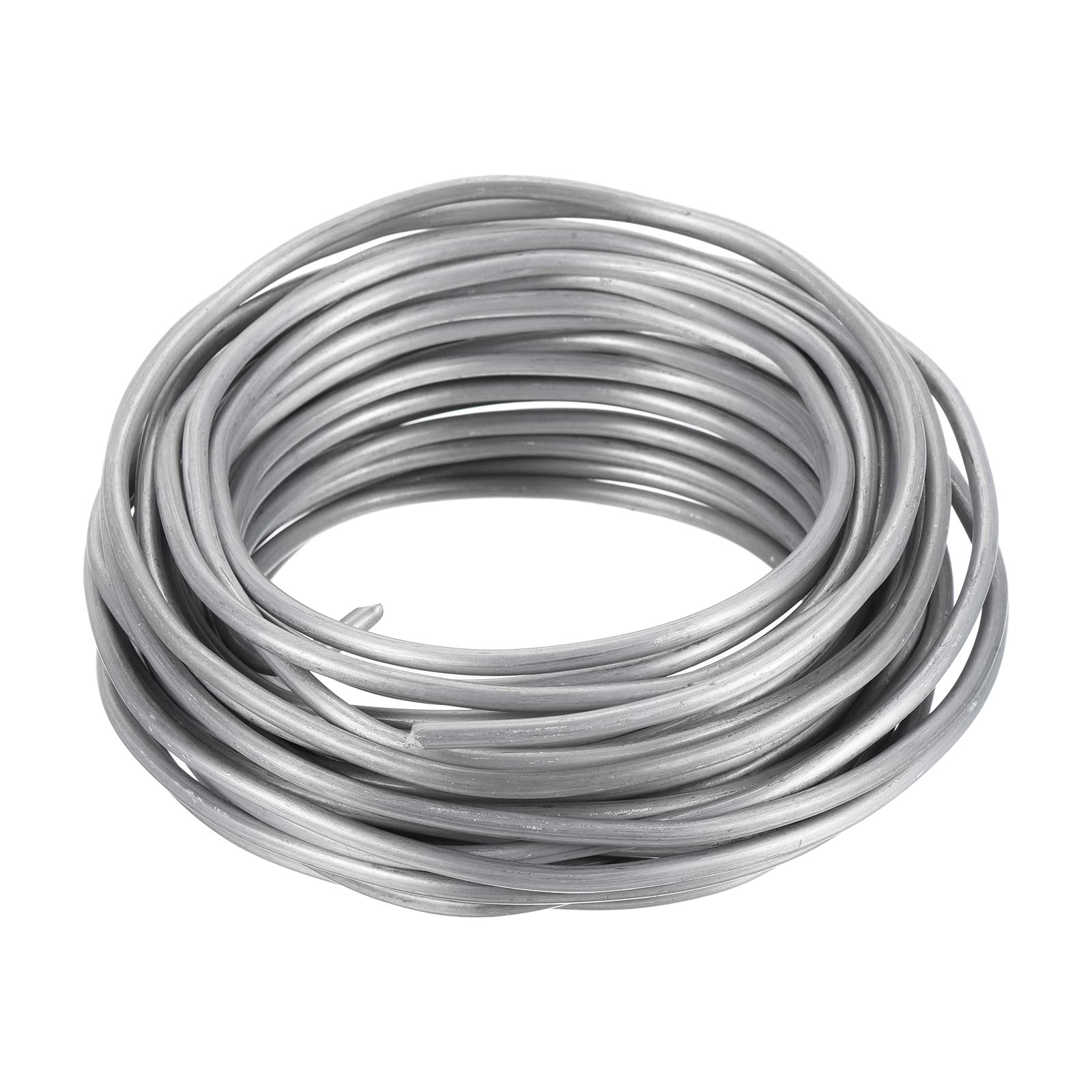 PATIKIL 3.5mm Bonsai Training Wire, Floral Wire Stems Anodized Aluminum Tree Wire 32.8 Feet Total for Gardening Branch Fixing, Silver Tone — image 1